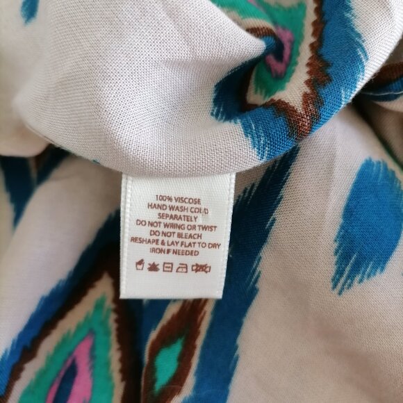 Do Every Thing in Love Womens Multicolor Argyle Diamond Cover up Kimono One Size - Picture 6 of 6